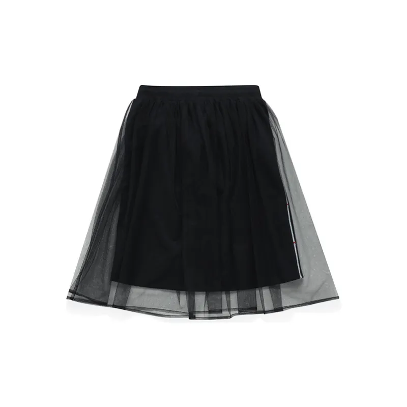 FILA FUSION Casual Short Skirts Women's Pitch Black-1
