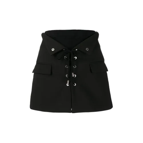 DION LEE Casual Short Skirts Women's Black