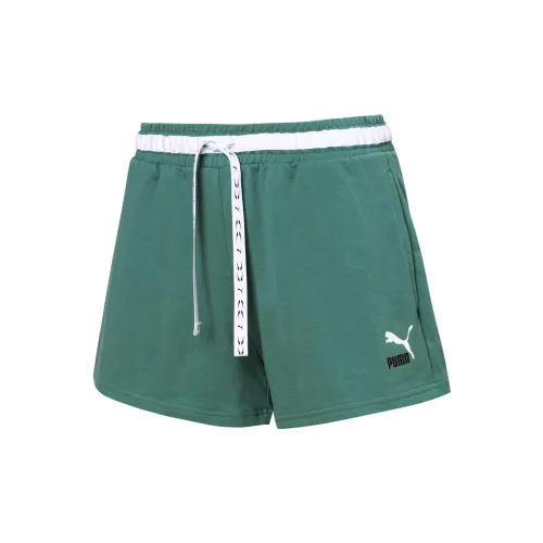 PUMA Casual Shorts Women's Blue/Green