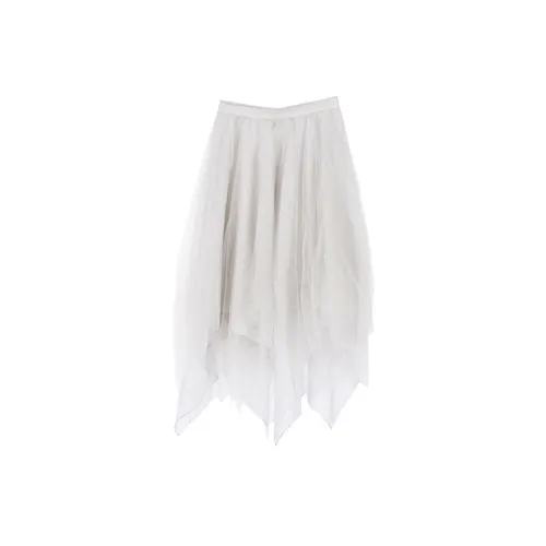 MARC LE BIHAN Casual Long Skirts Women's Pearl White