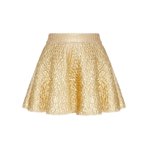 Valentino Casual Short Skirts Women's Gold