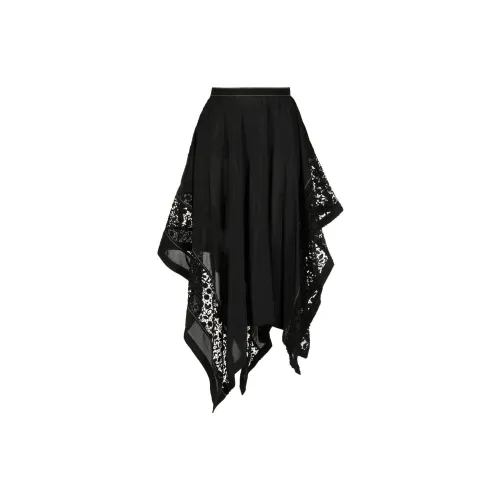 JW Anderson Casual Long Skirts Women's Black