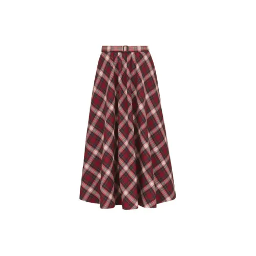 DIOR Quarterly New Products Casual Long Skirts Women's Red