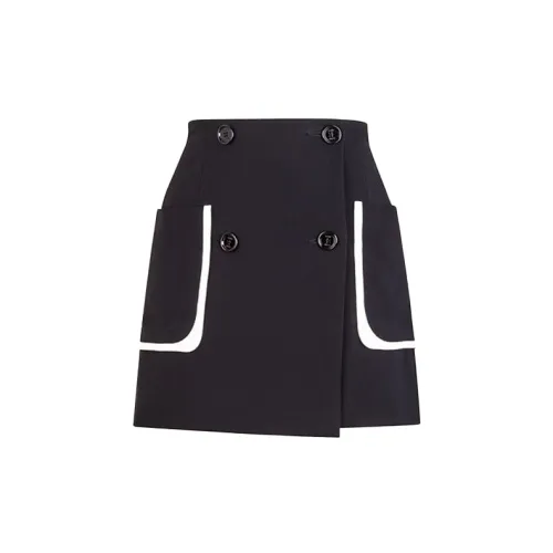 FENDI Casual Short Skirts Women's Black