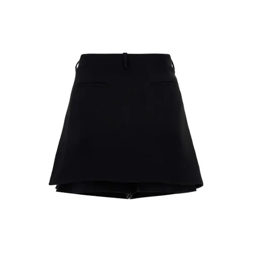 Valentino Casual Short Skirts Women's Black