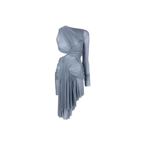 RICK OWENS Short-Sleeved Dresses Women's Blue