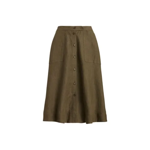 Polo Ralph Lauren Casual Long Skirts Women's Army Green