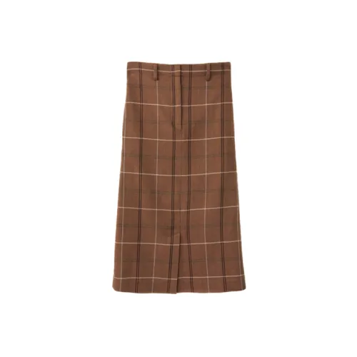 Acne Studios Casual Long Skirts Women's Brown