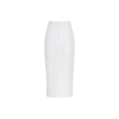 SportMax Casual Long Skirts Women's White