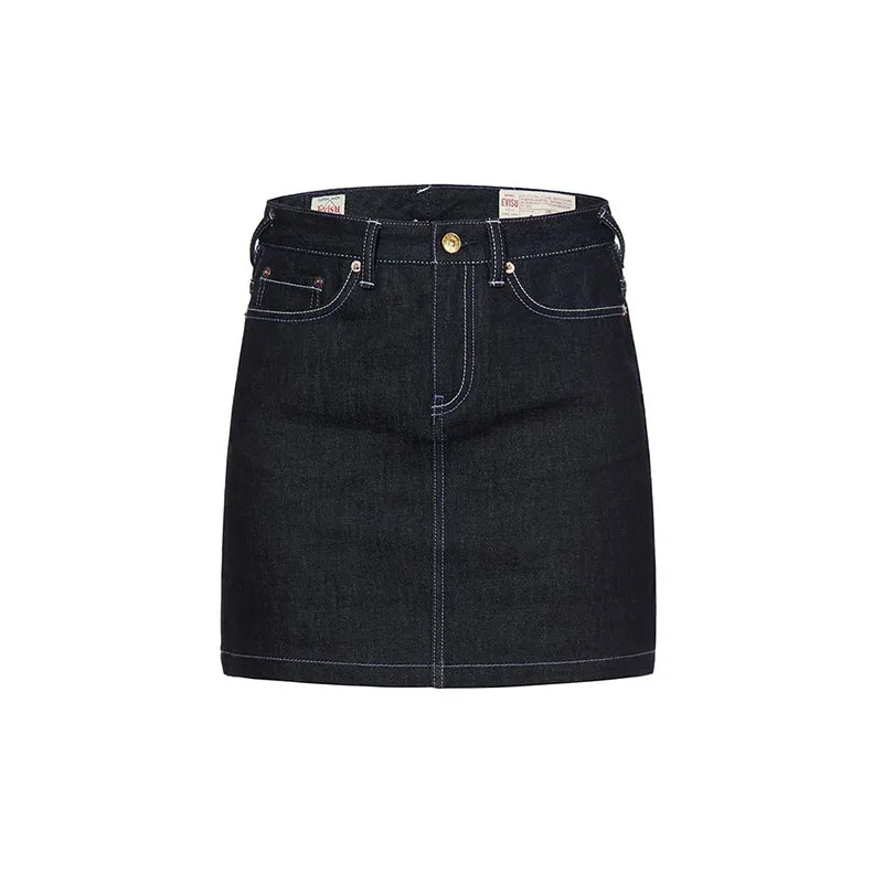 EVISU Denim Short Skirts Women's Denim Blue-1