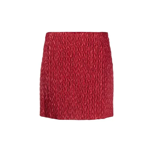 MIU MIU Casual Short Skirts Women's Red