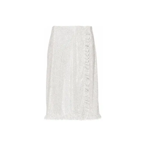 MIU MIU Casual Long Skirts Women's White