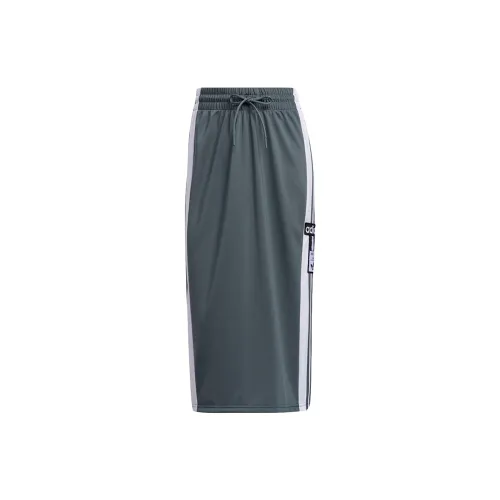 Adidas Originals Casual Long Skirts Women's Blue