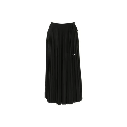 Valentino Casual Long Skirts Women's Black