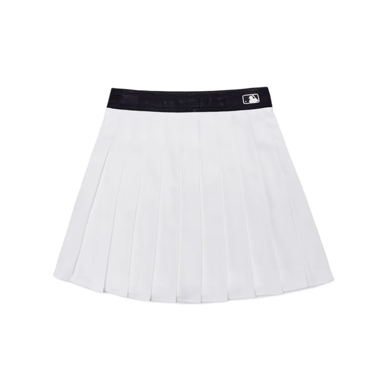 MLB New York Yankees Casual Short Skirts Women's White-1