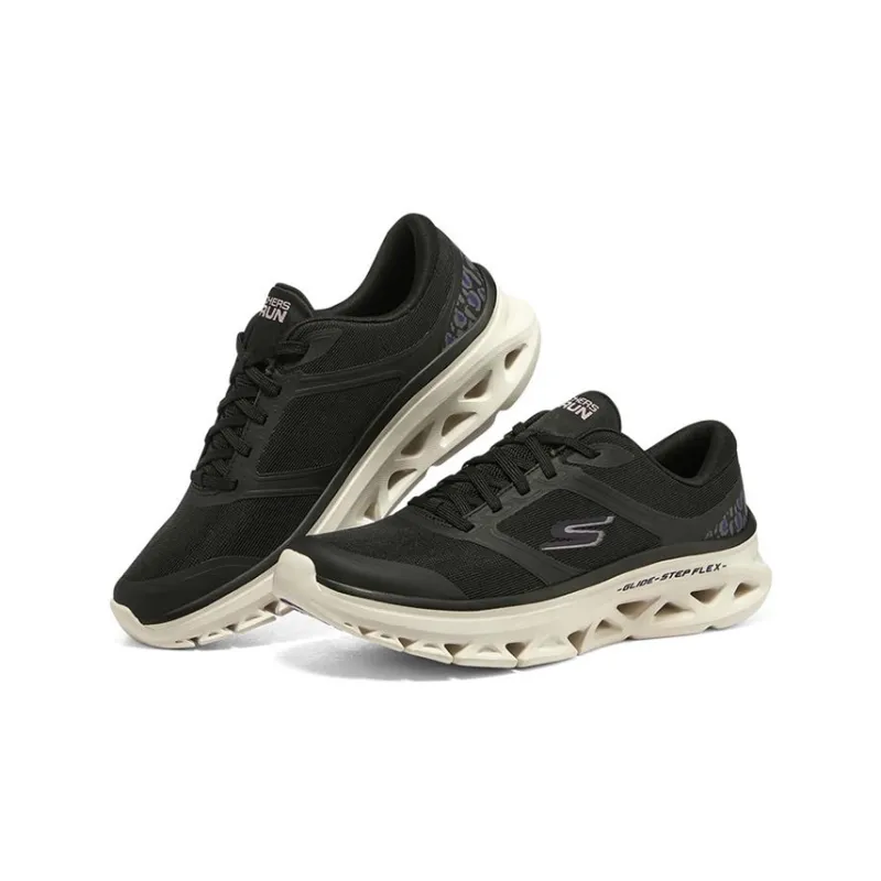 Skechers Go Run Glide Step Flex 'Black Beige' Women's-2