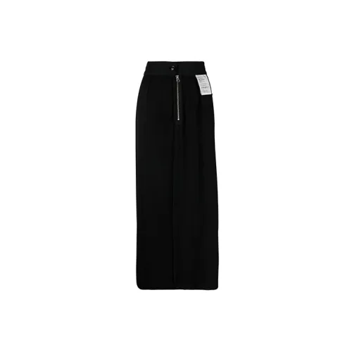 MM6 Maison Margiela Casual Long Skirts Women's Black