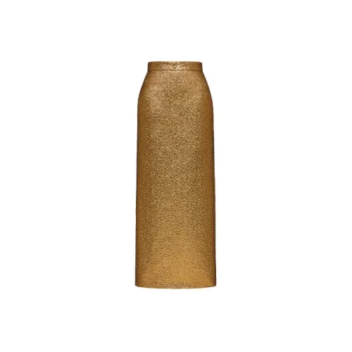 Valentino Casual Long Skirts Women's Gold