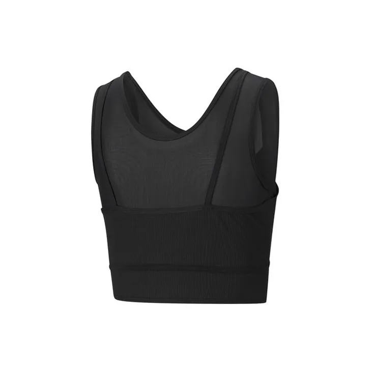 PUMA Studio Sleeveless Sports Shirts Women's Black-1