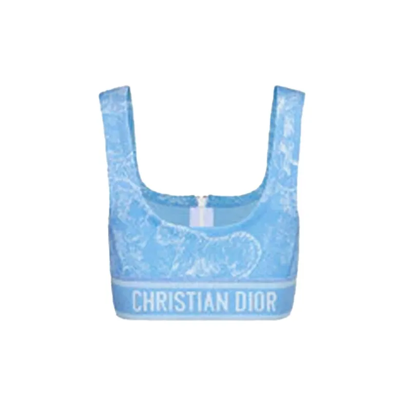 DIOR Quarterly New Products Sports Underwear Women's Cornflower Blue-1