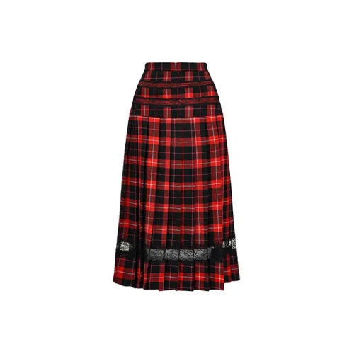 PINKO Casual Long Skirts Women's Red