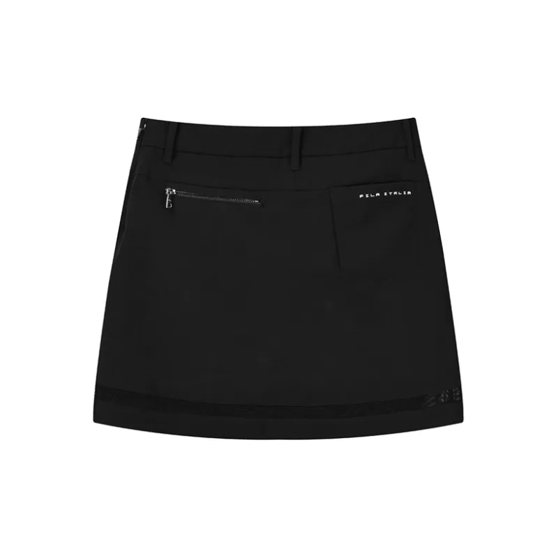 FILA Casual Short Skirts Women's Pitch Black-1