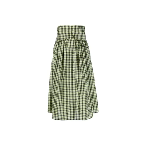 PHILOSOPHY DI LORENZO SERAFINI Casual Long Skirts Women's Green