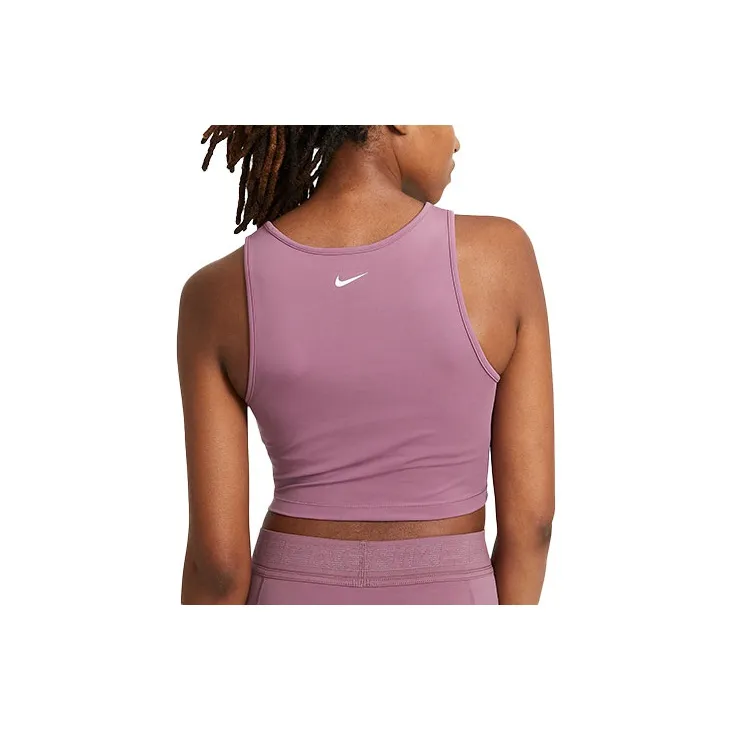 Nike Sleeveless Sports Shirts Women's Light Mulberry Red-1