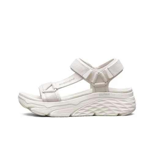 Skechers Max Cushioning Beach Sandals Women's White