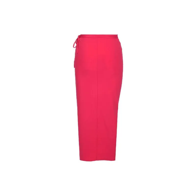 Self portrait Gathered Detailed High Waist Midi Skirt-1