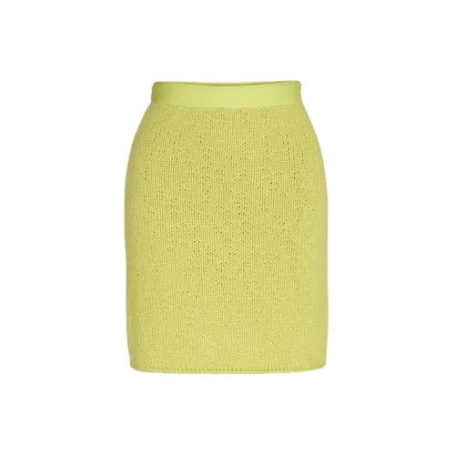 Bottega Veneta Casual Short Skirts Women's Kiwi Green