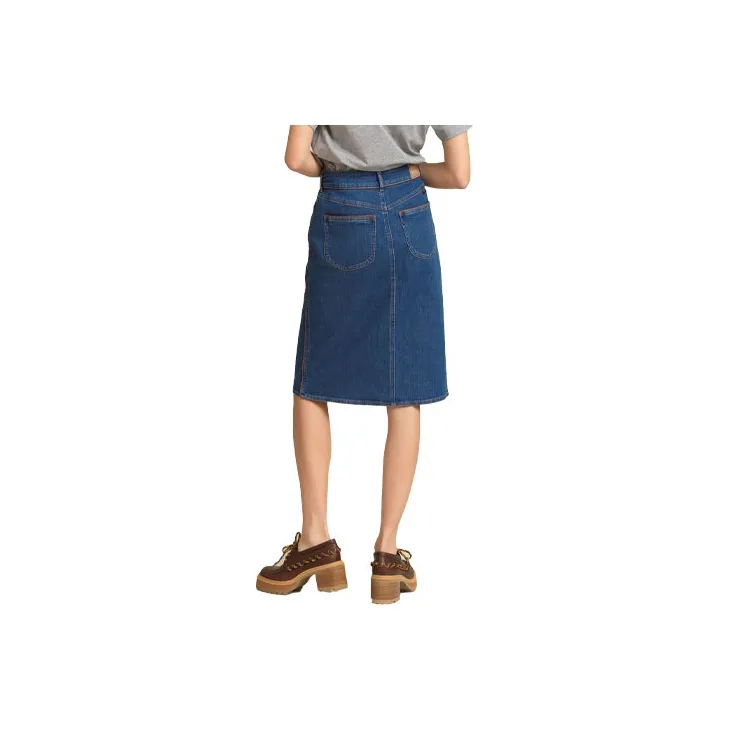 Chloé Denim Long Skirts Women's Blue-1