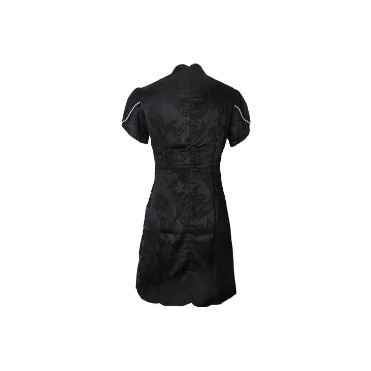 JINYE ORIENTAL Cheongsam Women's Yuan Cyan-1
