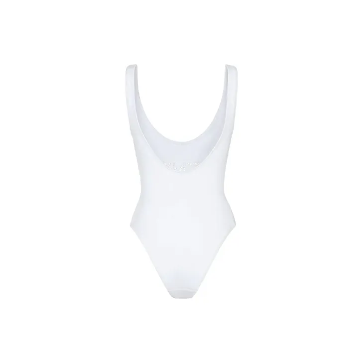 FENDI Ff Lycra Swimsuit 'Milk White'-1