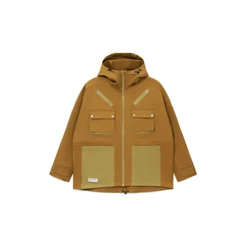 LINING Sports Fashion Collection Jackets Men Roasted Tea Green