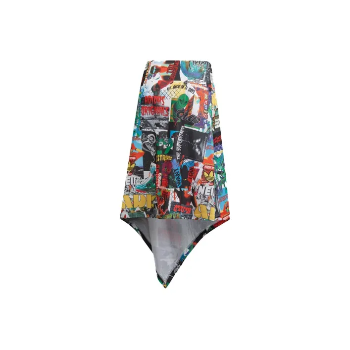 Adidas Originals Casual Long Skirts Women's Multicolor-1