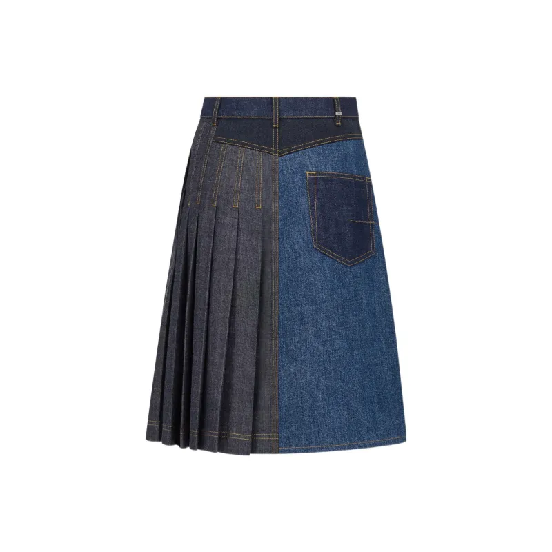 DIOR Quarterly New Products Denim Short Skirts Women's Blue-1