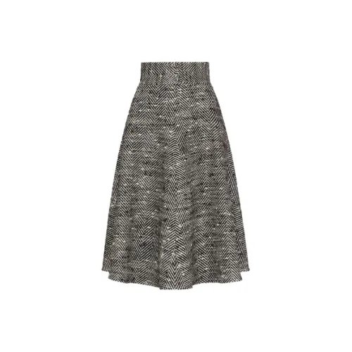 RED VALENTINO Casual Long Skirts Women's Gray