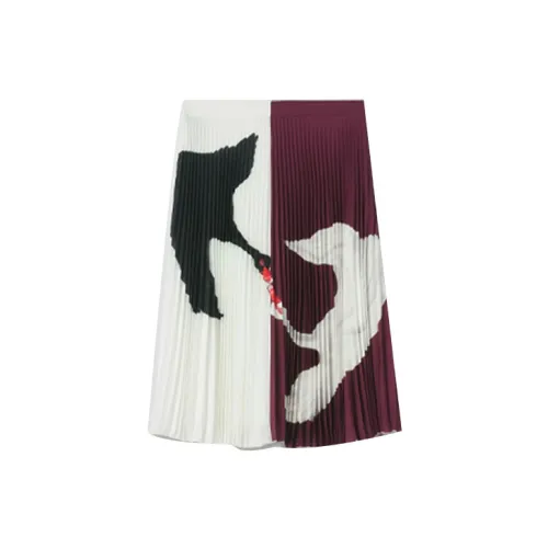 Burberry Casual Long Skirts Women's Multicolor