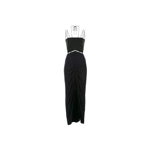 DION LEE Casual Long Skirts Women's Navy Blue