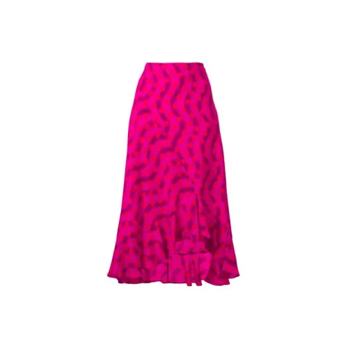 KENZO Casual Long Skirts Women's Fuchsia