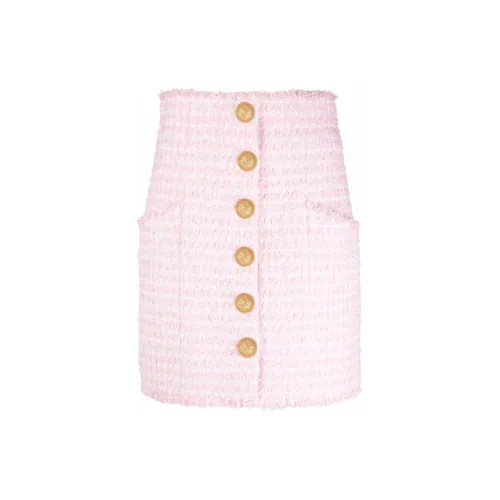 BALMAIN Casual Short Skirts Women's Pink