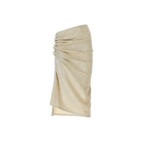 Paco Rabanne Casual Long Skirts Women's Gold