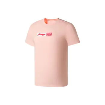 LINING Table Tennis Series Table Tennis Clothing Men Fluorescent Soft Orange