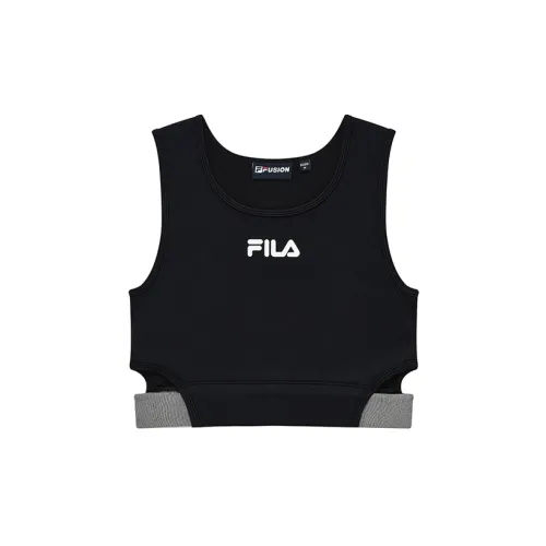 FILA FUSION Sleeveless Sports Shirts Women's Black