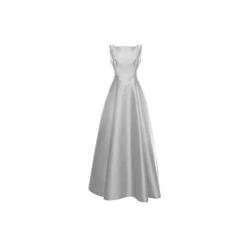 ALBERTA FERRETTI Evening Dresses Women's Gray White