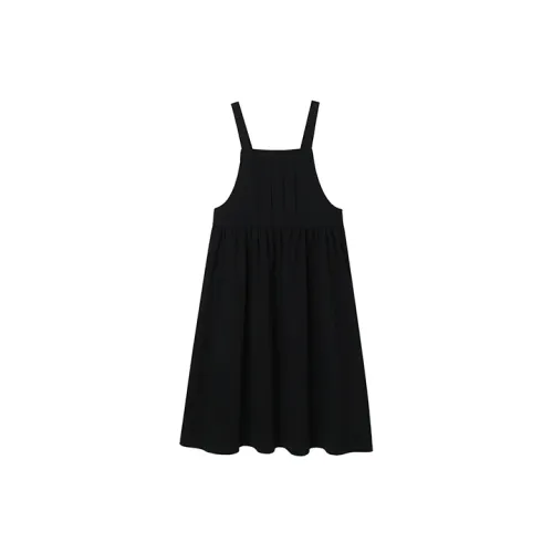 UNRETRO Sleeveless Dresses Women's Black