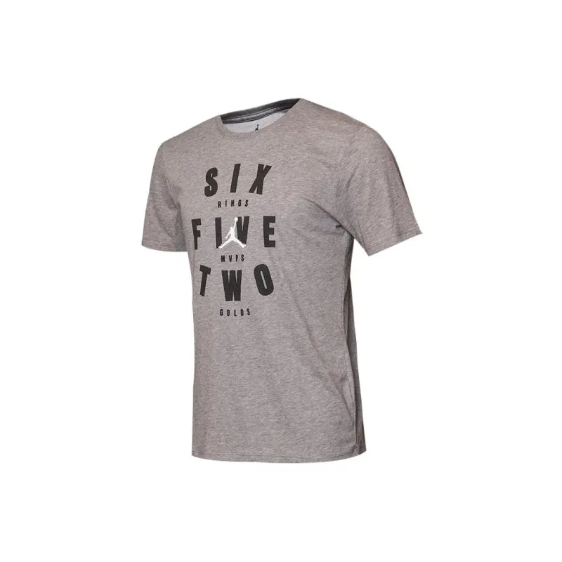 Jordan T Shirts Men Gray-2