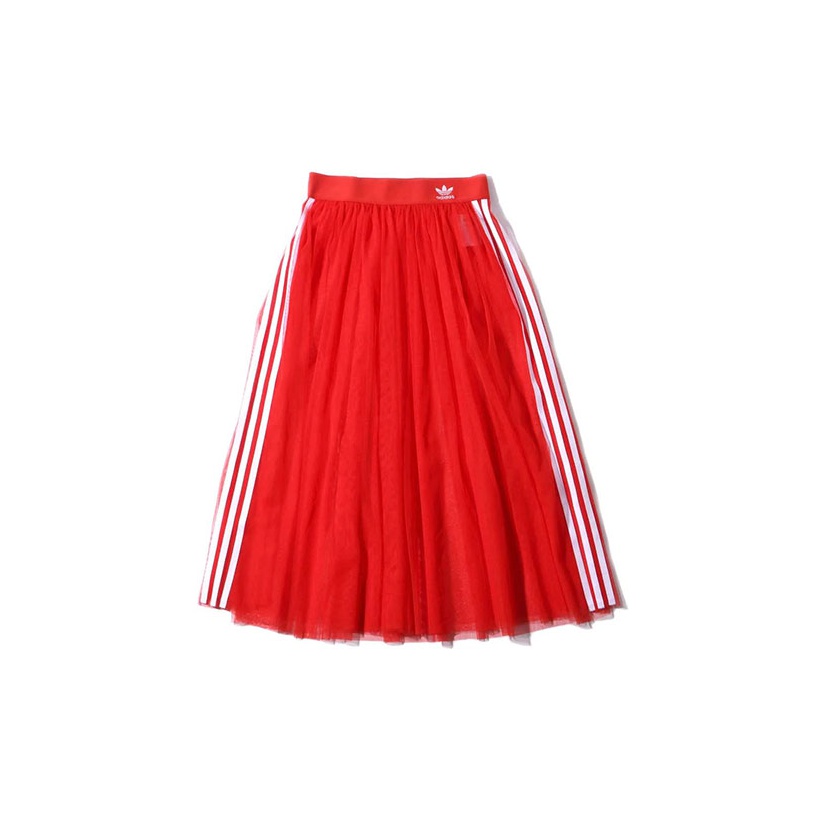 Adidas originals red tulle skirt hotsell