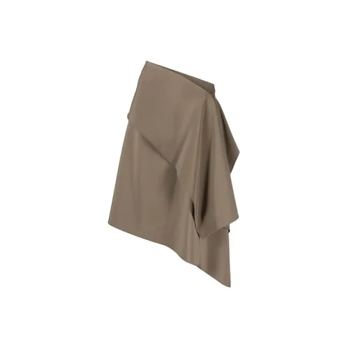 MM6 Maison Margiela Casual Long Skirts Women's Khaki